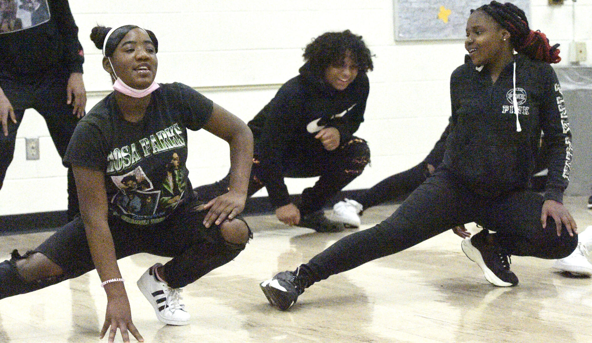 Stretching before practice